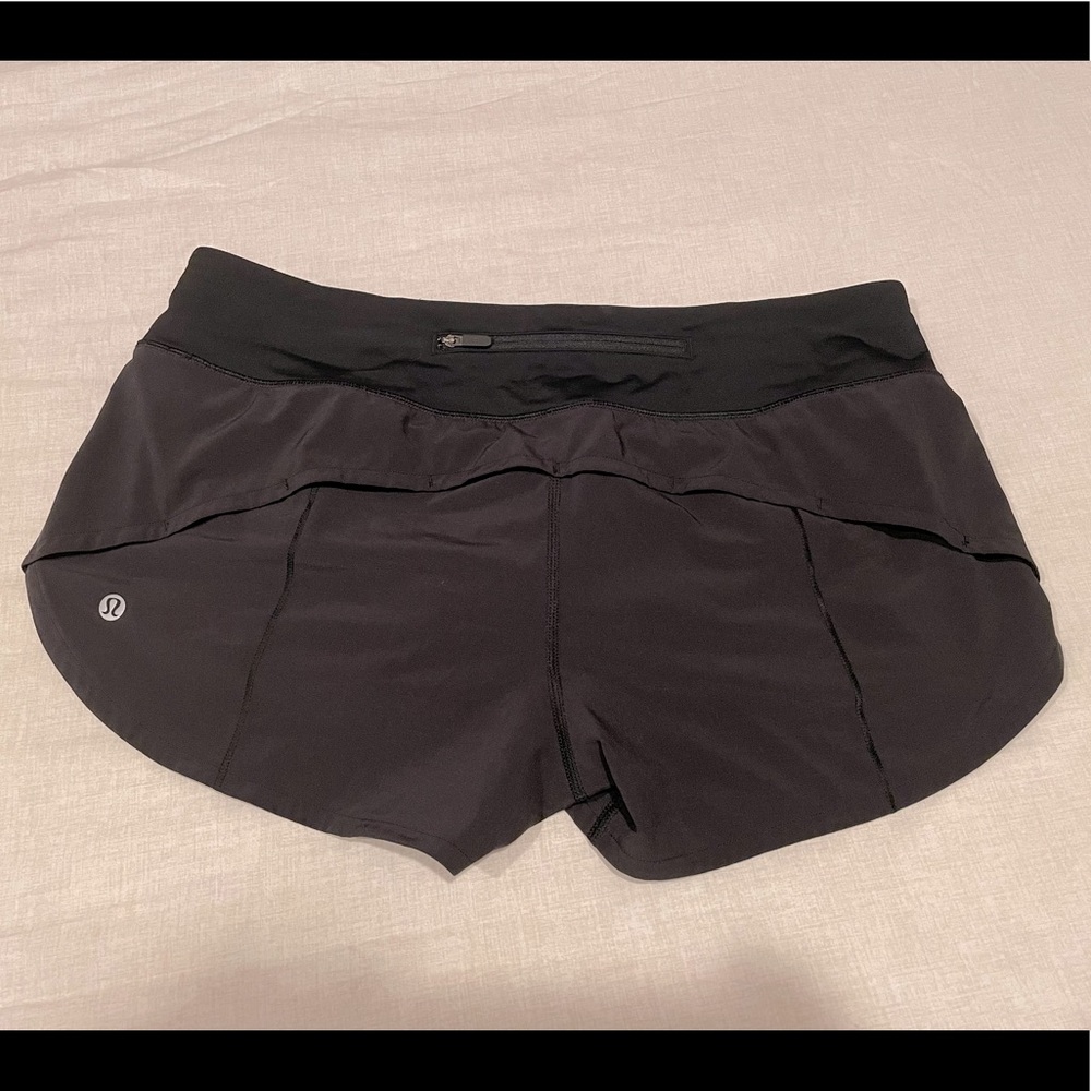 Black Lululemon Athletic Shorts Size 8